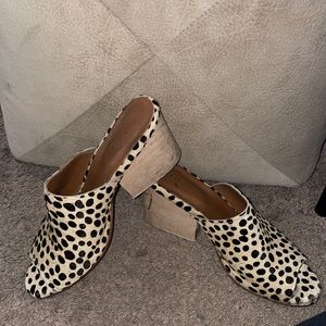 Ceri Hoover half hair mules
